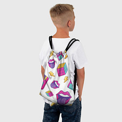Рюкзак-мешок Паттерн в стиле 90-х, цвет: 3D-принт — фото 2