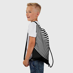 Рюкзак-мешок Trendy raster pattern, цвет: 3D-принт — фото 2