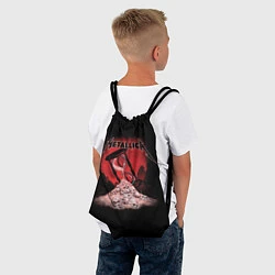 Рюкзак-мешок Metallica - время, цвет: 3D-принт — фото 2
