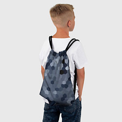 Рюкзак-мешок Камуфляж из сот, цвет: 3D-принт — фото 2