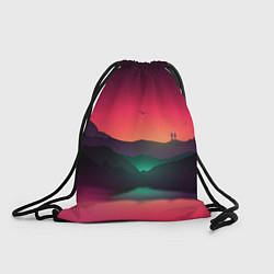 Рюкзак-мешок Неоновая природа, цвет: 3D-принт