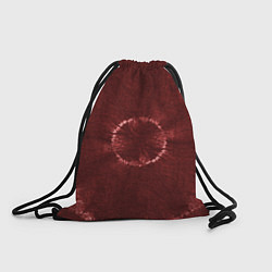 Рюкзак-мешок Красный круг тай-дай, цвет: 3D-принт