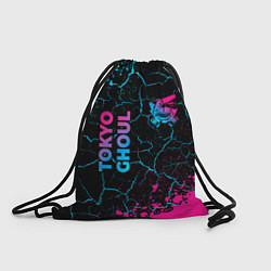Рюкзак-мешок Tokyo Ghoul - neon gradient: надпись, символ, цвет: 3D-принт