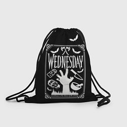 Рюкзак-мешок Wednesday - thing, цвет: 3D-принт