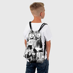 Рюкзак-мешок Шото Тодороки - Моя геройская академия, цвет: 3D-принт — фото 2