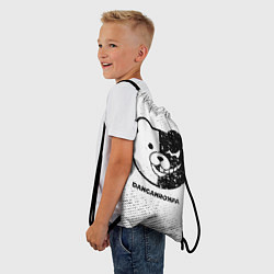 Рюкзак-мешок Danganronpa с потертостями на светлом фоне, цвет: 3D-принт — фото 2