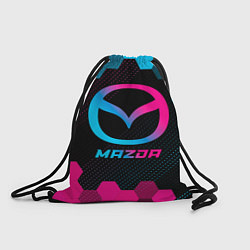 Рюкзак-мешок Mazda - neon gradient, цвет: 3D-принт