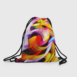 Рюкзак-мешок Неоновое множество фонарей в темноте, цвет: 3D-принт