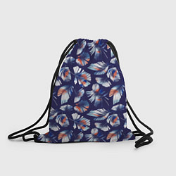 Рюкзак-мешок Орнамент перья, цвет: 3D-принт