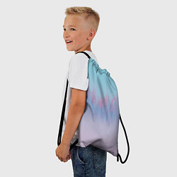 Рюкзак-мешок Пурпурный огонь, цвет: 3D-принт — фото 2