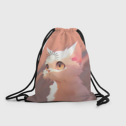 Рюкзак-мешок Аниме Кот с загрузкой, цвет: 3D-принт