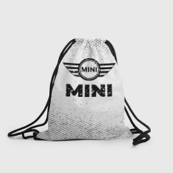 Рюкзак-мешок Mini с потертостями на светлом фоне, цвет: 3D-принт