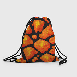 Рюкзак-мешок Обжигающая лава, цвет: 3D-принт