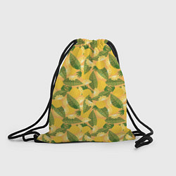 Рюкзак-мешок Летний паттерн с ананасами, цвет: 3D-принт
