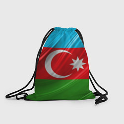 Рюкзак-мешок Азербайджанский флаг, цвет: 3D-принт