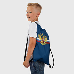 Рюкзак-мешок Флаг России лента, цвет: 3D-принт — фото 2