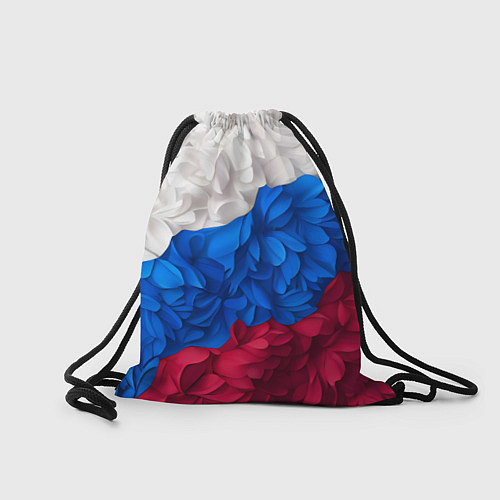 Мешок для обуви Флаг России из цветов / 3D-принт – фото 2