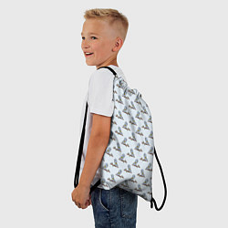 Рюкзак-мешок Совушки на ветках, цвет: 3D-принт — фото 2