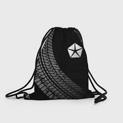 Рюкзак-мешок Jeep tire tracks, цвет: 3D-принт