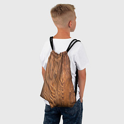 Рюкзак-мешок Текстура дерева, цвет: 3D-принт — фото 2
