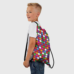 Рюкзак-мешок Color cubes, цвет: 3D-принт — фото 2