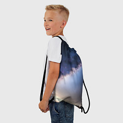 Рюкзак-мешок Звёздное небо и горы, цвет: 3D-принт — фото 2