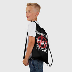 Рюкзак-мешок Анархия - панк рок, цвет: 3D-принт — фото 2