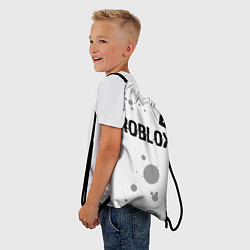 Рюкзак-мешок Roblox glitch на светлом фоне: символ сверху, цвет: 3D-принт — фото 2