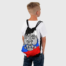 Рюкзак-мешок Триколор - герб РФ, цвет: 3D-принт — фото 2