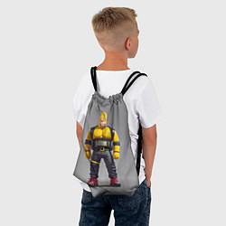 Рюкзак-мешок Homer Simpson - ninja - neural network, цвет: 3D-принт — фото 2