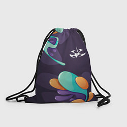 Рюкзак-мешок Hitman graffity splash, цвет: 3D-принт