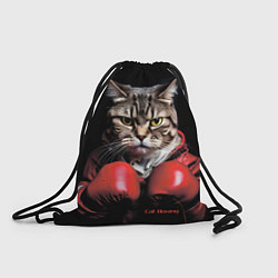 Рюкзак-мешок Cat boxing, цвет: 3D-принт