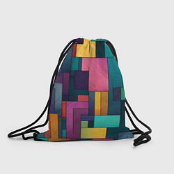 Рюкзак-мешок Современные геометрические фигуры, цвет: 3D-принт
