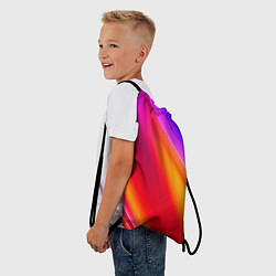 Рюкзак-мешок Неоновая радуга, цвет: 3D-принт — фото 2