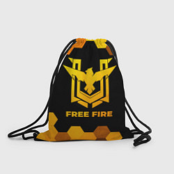 Мешок для обуви Free Fire - gold gradient