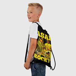 Рюкзак-мешок Asap Rocky, rapper, цвет: 3D-принт — фото 2