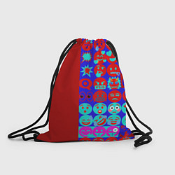 Рюкзак-мешок Смайлики для общения, цвет: 3D-принт