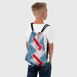 Рюкзак-мешок Текстура амигуруми, цвет: 3D-принт — фото 2