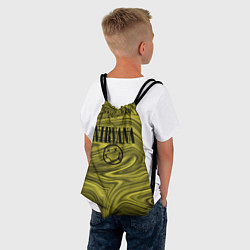 Рюкзак-мешок Nirvana лого абстракция, цвет: 3D-принт — фото 2