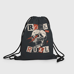 Рюкзак-мешок Rock - молнии из глаз, цвет: 3D-принт