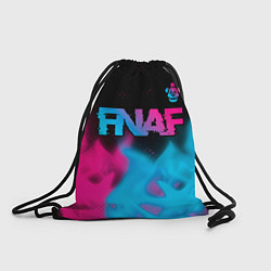 Рюкзак-мешок FNAF - neon gradient: символ сверху, цвет: 3D-принт