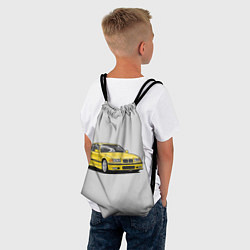 Рюкзак-мешок Желтая бмв, цвет: 3D-принт — фото 2