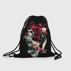 Рюкзак-мешок Тройка из Ван Писа, цвет: 3D-принт