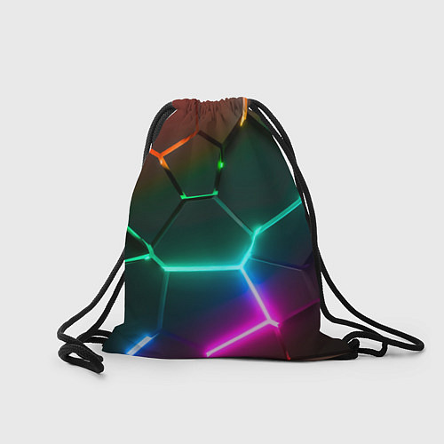 Мешок для обуви Cyberpunk 2077 phantom liberty logo neon / 3D-принт – фото 2