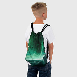 Рюкзак-мешок Космическая буря, цвет: 3D-принт — фото 2