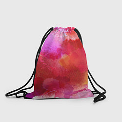 Рюкзак-мешок Брызги акварели на белом, цвет: 3D-принт