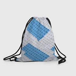 Рюкзак-мешок Вязаная текстура, цвет: 3D-принт