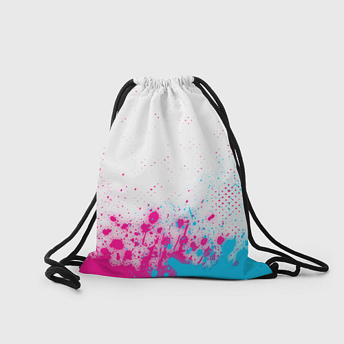 Мешок для обуви Evangelion neon gradient style: символ сверху / 3D-принт – фото 2