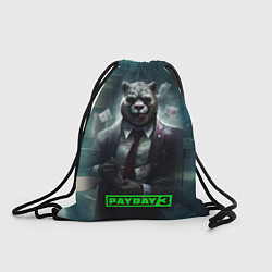 Рюкзак-мешок Payday 3 crazy bear, цвет: 3D-принт