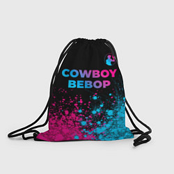 Мешок для обуви Cowboy Bebop - neon gradient: символ сверху